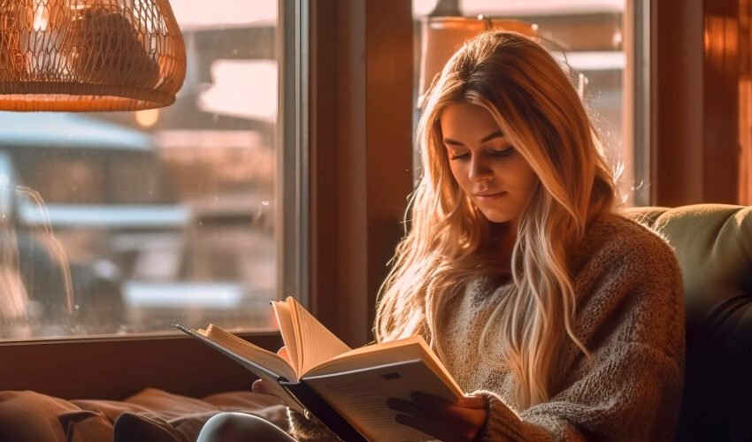 young-woman-reading-book-cozy-coffee-shop-with-large-windows